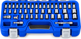 Williams 47 Piece 1/4 Drive Deluxe Socket Wrench Set Mechanic Hand Tool Kit