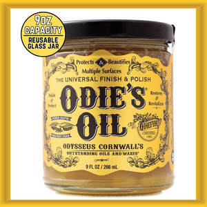 Odie's Oil 9oz. Jar The Universal Finish and Polish Protects and Beautifies