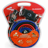 Audiopipe 4 Gauge Amplifier Wiring Kit w/ Line Output Converter Amp Install