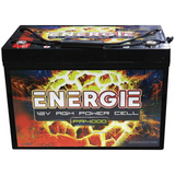 Energie PR4000 4000 Watt 90Ah Capacity 12 Volt Power Cell Left Positive Terminal