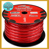 Audiopipe 0 Gauge 50Ft. 15.2 Meters Primary Car Audio Power Wire (RED) NEW