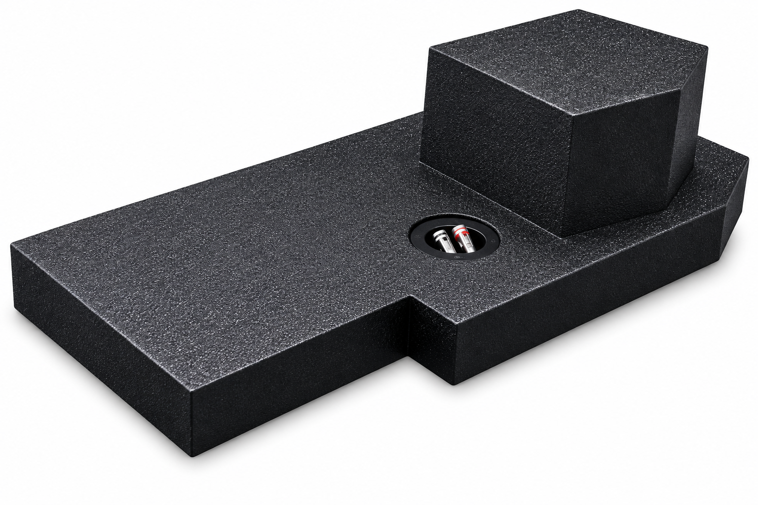 QPower QBSDODGE124DR Single 12" Underseat Sub Box Dodge Ram 1500 2500 3500
