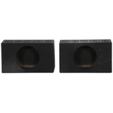 QPower "QBOMB" QBTRUCK110 Single 10" Sealed Empty Woofer Car Enclosures (PAIR)