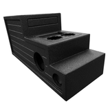 QPower “QBOMB” Single 12" Universal Center Console Vented Empty Woofer Enclosure