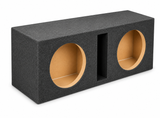 Q Power QHD210V Dual 10" Vented Subwoofer Box Enclosure Heavy Duty MDF
