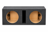 Q Power QHD210V Dual 10" Vented Subwoofer Box Enclosure Heavy Duty MDF