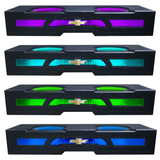 QPower QLUXE Dual 12-inch Vented with RGB LED for Chevy 2007 - 2013 Crew Cab NEW