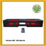 QPower QLUXE Dual 12-inch Vented with RGB LED for Chevy 2007 - 2013 Crew Cab NEW