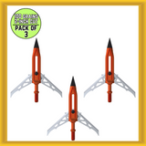 Ravin R102 2" Cut 100 Grains Aluminum Mechanical Broadheads 500 FPS Approved