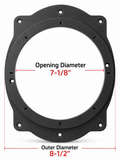Audiopipe RING-PVC-A69-8 Toyota 8" Speaker Adapter Rings Pair PVC Mounts