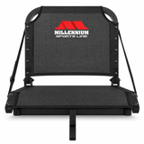Millennium Stadium Seat Bleacher Chair ComfortMAX Portable Foldable Black