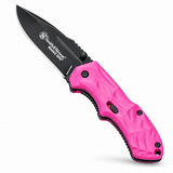 Smith & Wesson SWBLOP3SMP Black Ops Pink Folding Knife 2.5" Blade