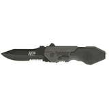 M&P 3.6-inch Spring Assisted Folding Pocket Knife with Serrated Clip Point Blade
