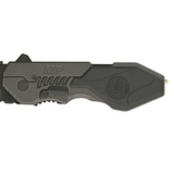 M&P 3.6-inch Spring Assisted Folding Pocket Knife with Serrated Clip Point Blade