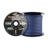 Audiopipe 100% Copper Series 9-Conductor Speed 100 ft. Cable (BLUE) NEW