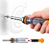 VESSEL TD-6808MG Ratchet Driver Screwdriver with 8 Interchangeable Bits