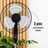 Craig TH6069 Pedestal Fan 16" Remote Control Adjustable Tilt & Height