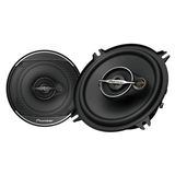 x2 Pioneer TS-A1371F 5.25-inch 50W RMS Power 3-Way Midrange Coaxial Car Speakers