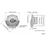 x2 Pioneer TS-A1371F 5.25-inch 50W RMS Power 3-Way Midrange Coaxial Car Speakers