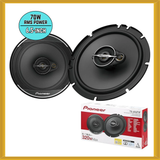 Pioneer TS-A1671F 6.5-inch 70W RMS Power 3-Way Coaxial Car Speakers (PAIR) NEW