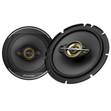 x2 Pioneer TS-A1681F 6.5-inch 80W RMS Power 4-Way Midrange Coaxial Car Speakers
