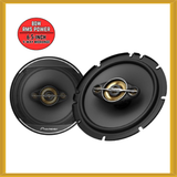 Pioneer TS-A1681F 6.5-inch 80W RMS Power 4-Way Midrange Coaxial Car Speakers