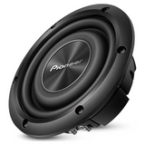 x2 Pioneer TS-A2000LD2 8" 250W RMS Power 2 Ohms DVC Shallow Mount Car Subwoofer