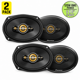 4 Pioneer TS-A6991F 6x9" 5-Way Coaxial Car Speakers 120W RMS 350W Max 2 Pair