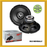 Audipipe 12" 300W RMS Power Dual 4 Ohm Voice Coils Car Subwoofer (TS-PP2 12-D4)
