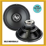 Audiopipe 15" 500W RMS Power Single 4 Ohm Voice Coil Car Subwoofer (TS-PP2-15)