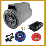 Audiopipe 10-inch Vented Bass Pipe 800 Watt Super Bass Combo Package (NEW)