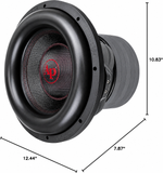 Audiopipe TXX-BDC-IV-12D2 12" 2200W DVC 2 Ohm Quad Stack Car Audio Subwoofer