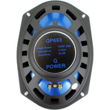 QPower QP693 6×9″ 6x9-Inch 500W Max Power 4-OHM Impedance 3-Way Car Speakers