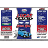 6 x Lucas Oil Slick Mist Speed Wax Gloss Intensifier 24-Oz Spray Bottle