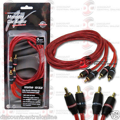 Monster Cable I100-2M 6' Dual RCA to Dual RCA Audio Cable (323) 462-1200