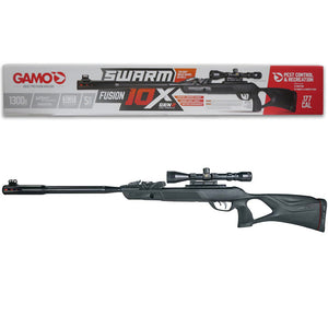 GAMO Swarm Fusion 10x GEN2 IGT Gas Piston Powered .177 Cal 10 Shot Break Barrel Air Rifle