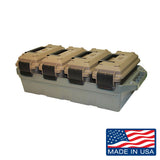 MTM AC4C 4-Can Ammo Crate - Forest Green/Dark Earth