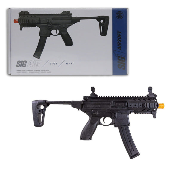 Sig Sauer Sig1 Air MPX Spring Powered BB Airsoft Rifle with Combo Kit