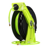 Flexzilla L8011FZ PRO Retractable Air Hose Reel Open Face Single Arm - 3/8″ x 50′