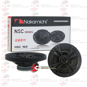 NAKAMICHI 6" 2-WAY CAR  COAXIAL SPEAKERS