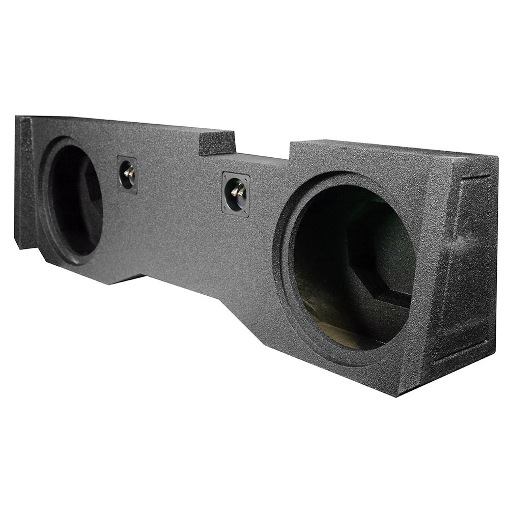QPower QBOMB Dual 12″ Underseat Subwoofer Enclosure for 2014-2018 GMC Chevy Crew Cab
