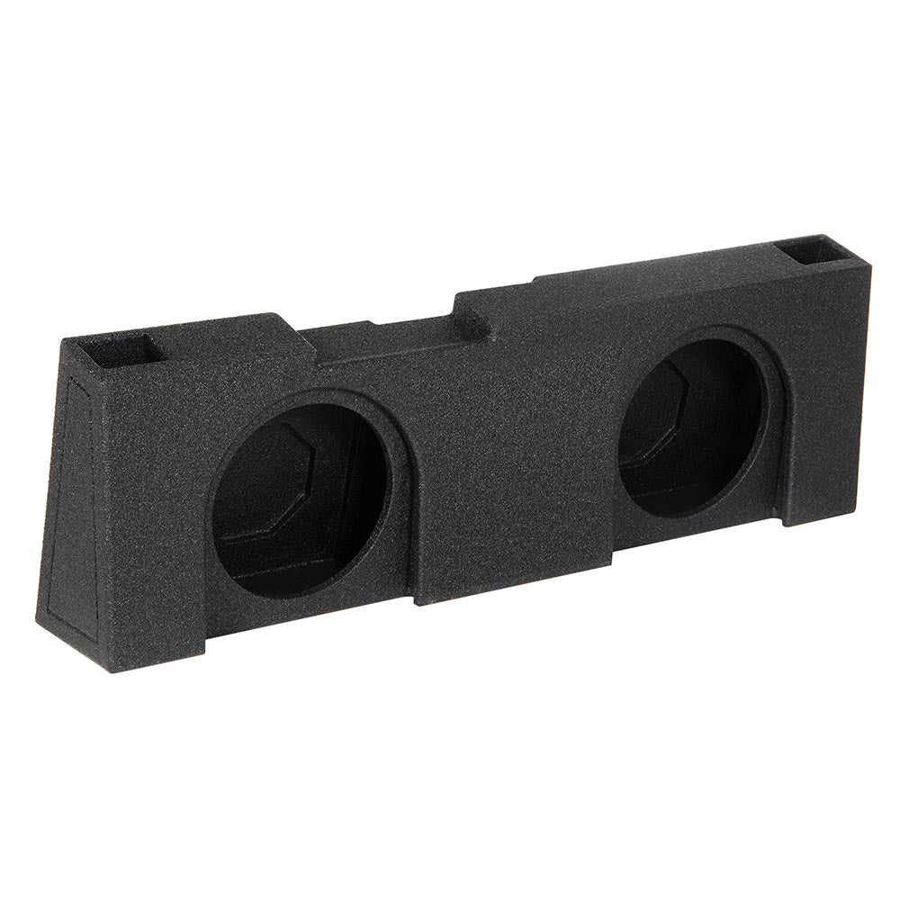 QPOWER QBOMB DUAL 12″ EMPTY WOOFER BOX ENCLOSURE FOR CHEVY GMC CREW CAB ’14-’18