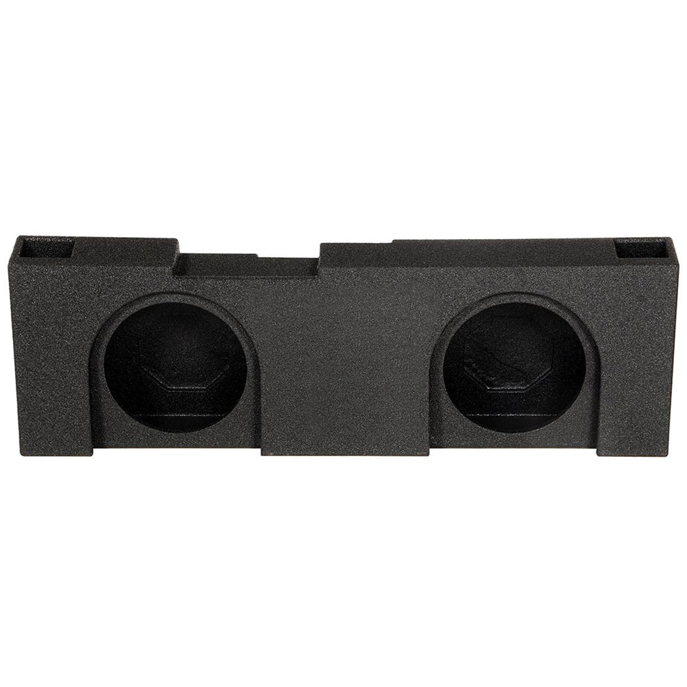 QPOWER QBOMB DUAL 12″ EMPTY WOOFER BOX ENCLOSURE FOR CHEVY GMC CREW CAB ’14-’18