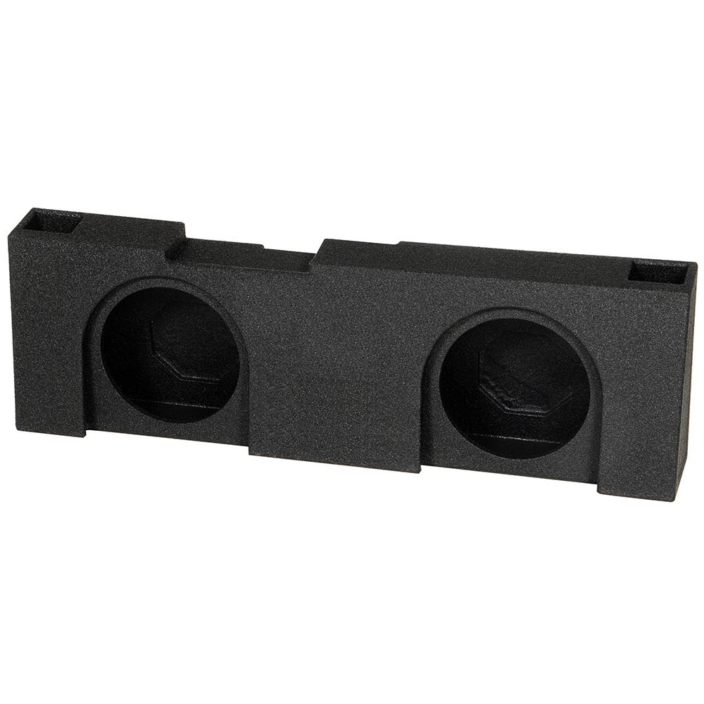 QPOWER QBOMB DUAL 12″ EMPTY WOOFER BOX ENCLOSURE FOR CHEVY GMC CREW CAB ’14-’18