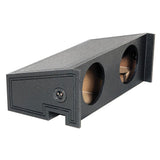QPower QBOMB Dual 10" Sealed Subwoofer Enclosure for Wrangler CJ5 CJ7