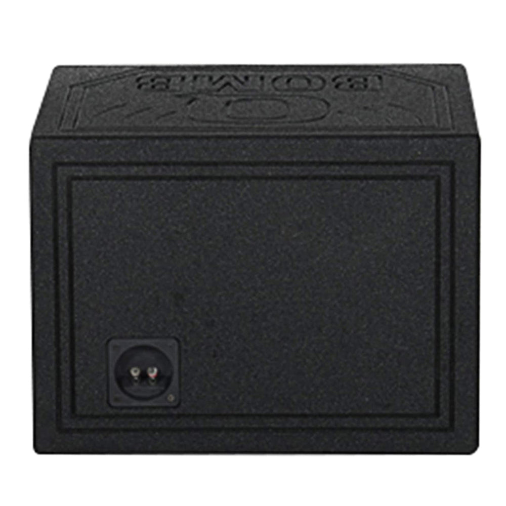 QPower QBOMB Single 10″ Horn Ported Empty Subwoofer Enclosure | QBOMB10HPSINGLE