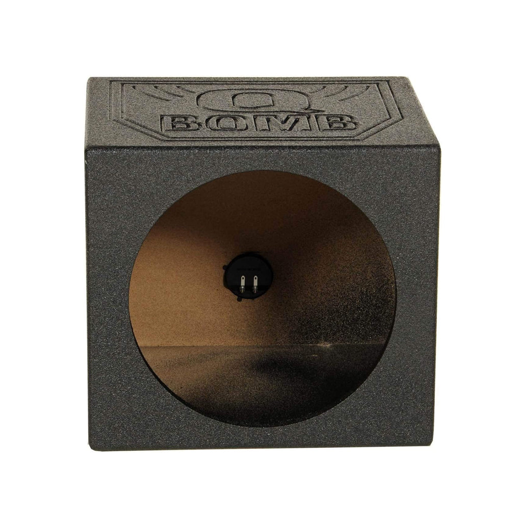 QPower QBOMB Single 12″ 12 inch Sealed Empty Car Audio Sub Woofer Box Enclosure