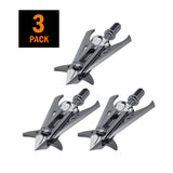 Ravin R101 Steel Broadheads w/ Rear Deploying Blades for Ravin Crossbows  - 3 Pack